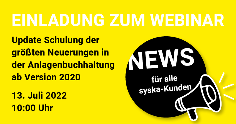 Herzliche Einladung zum Webinar am 13. Juli!